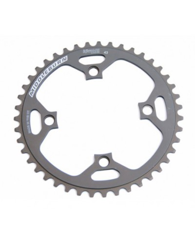 Middleburn 5-Arm Chainring with SlickShift Ramps, 42T....