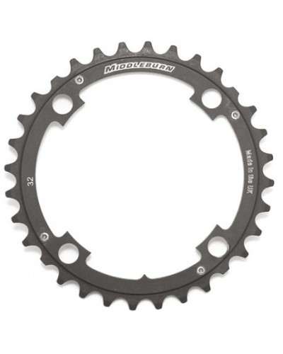Middleburn 4-Arm Chainring with SlickShift Ramps, 30T....