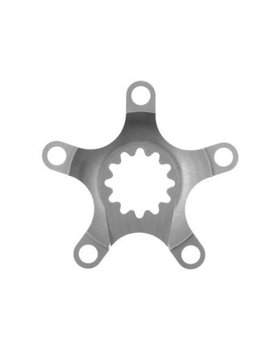 Middleburn 3-Speed Compact Spider, 5-Arm, without chainrings, silver, 94/58 mm BCD