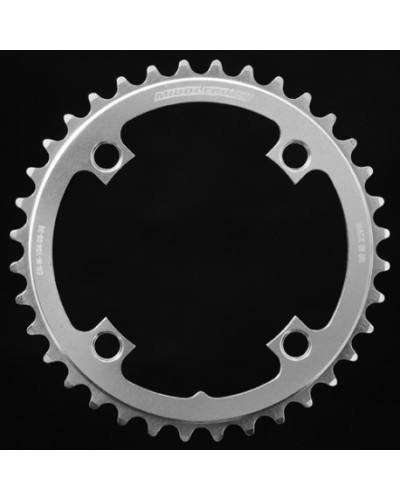 Middleburn 4-Arm Chainring with SlickShift Ramps, 38T. silver