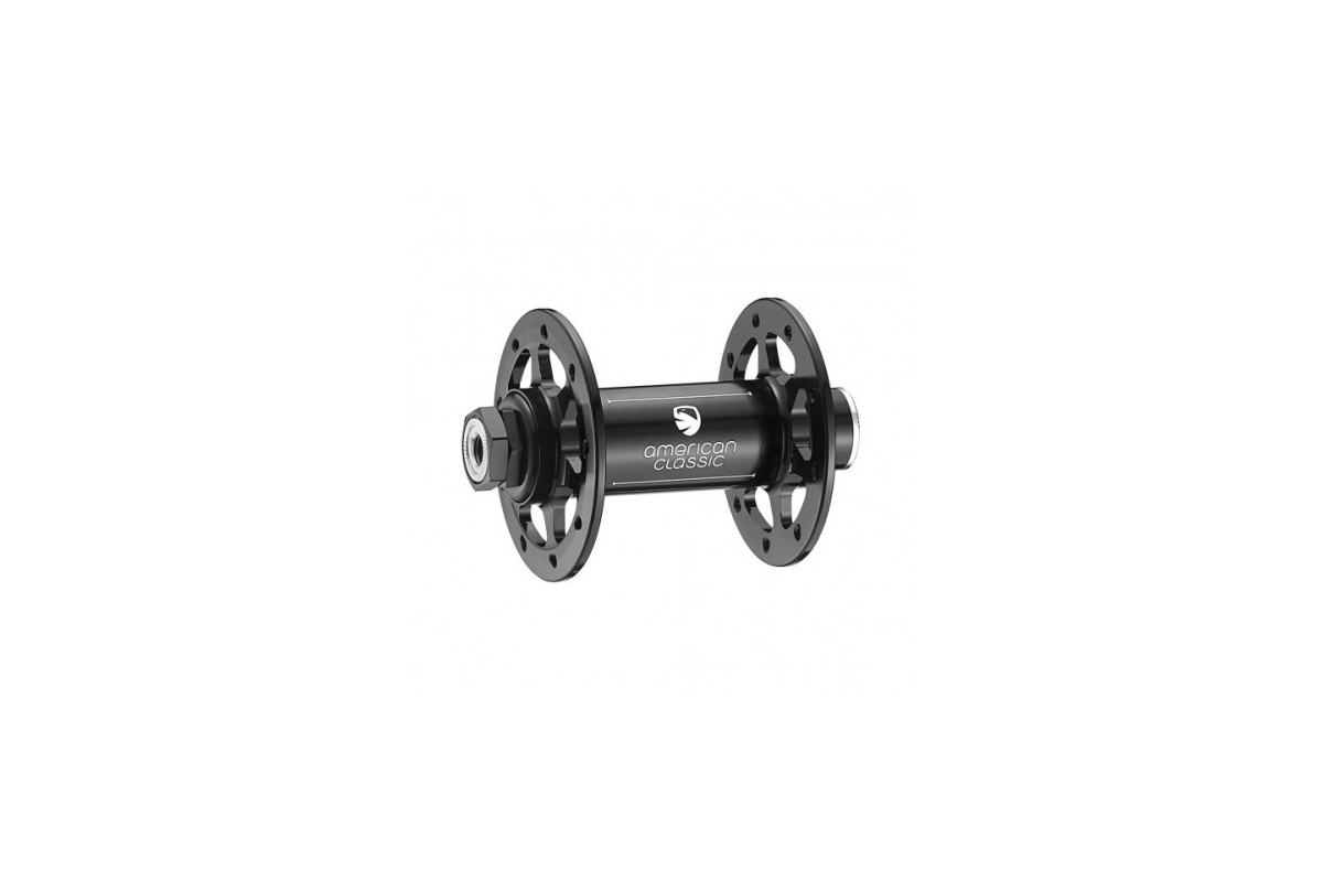 American Classic Track Front Hub - Bolt-On 24 Hole, black 2016