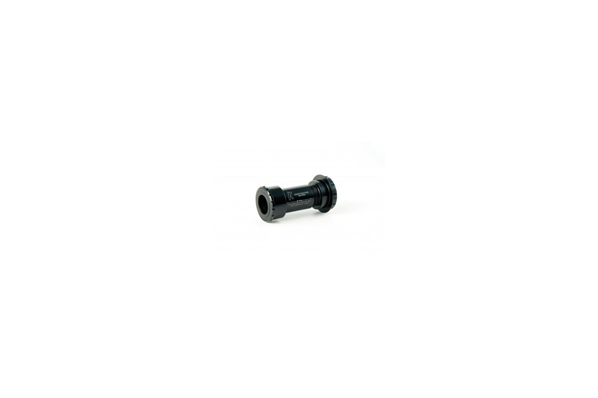 TRIPEAK Twist-Fit bottom bracket PressFit 30 / BB30 / PressFit 30A / BB30A to 24mm Shimano / 24 -22 mm SRAM GXP, Steel Bearings
