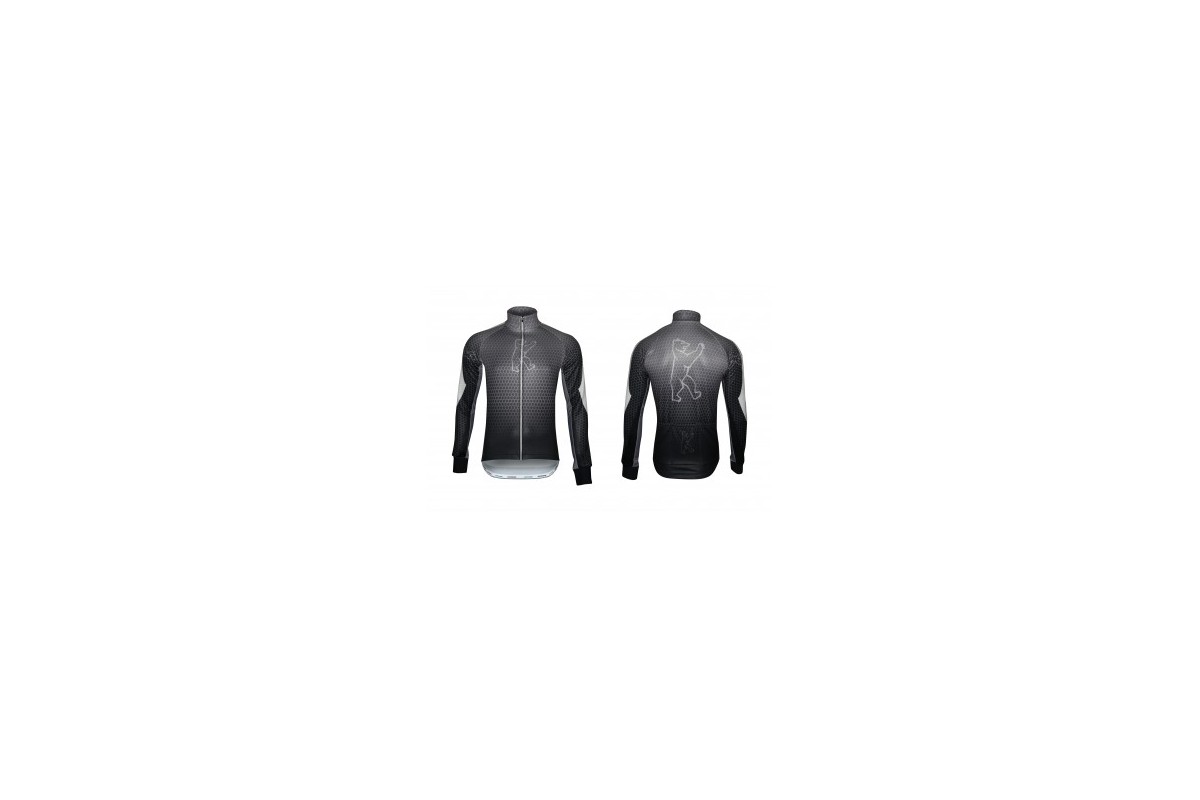 Konstructive Clothing, mens softshell cycling jacket, "Nano Carbon" style, Größe / size small