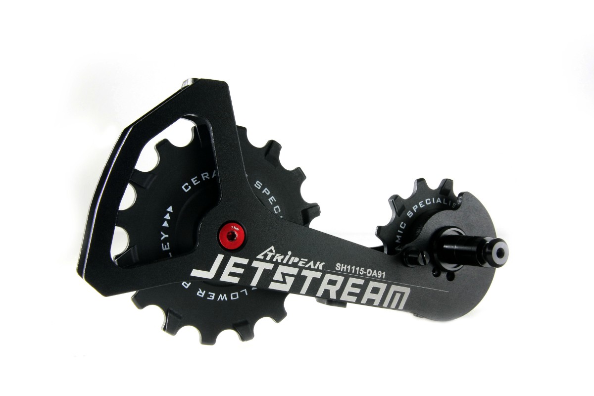 KONSTRUCTIVE "Jetstream" for Shimano Dura Ace 91XX with alloy cage, 16 and 12 Tooth pulleys with ceramic bearings