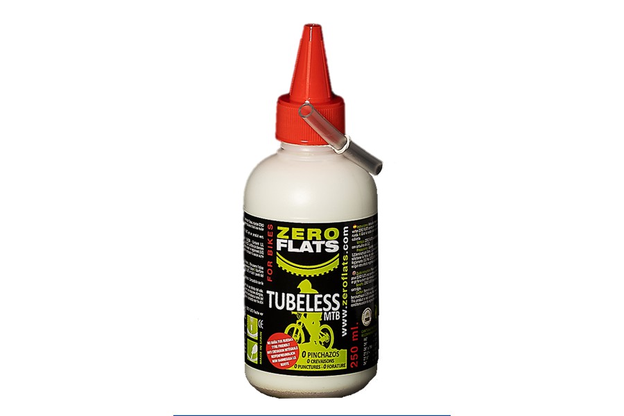 Zero Flats PLATTENKILLER Tubeless Dichtmittel Reifendruck bis 5 Bar 250 ml