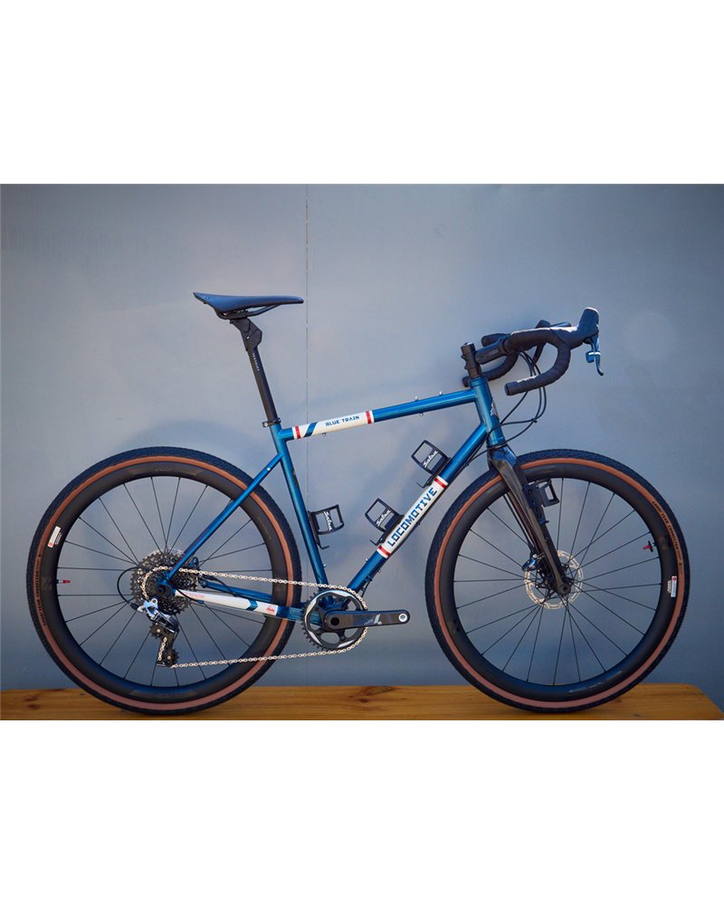 LOCOMOTIVE Blue Train Adventure Bike Frame