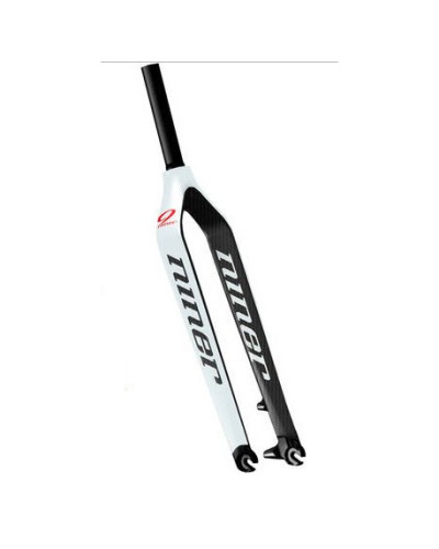 NINER Carbon Mountain Bike Gabel 29-Zoll, konisch, 470 mm Länge, Post-Mount-Disc-Bremssockel, Farbe: Vana White