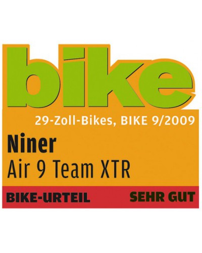 NINER AIR 9 Hydro, medium, schwarz eloxiert