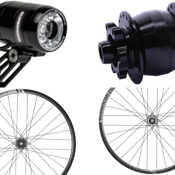 Dream Bikes Moderne Lichsysteme mit Nabendynamo